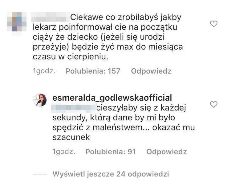 Esmeralda Godlewska atakuje protestujące Polki