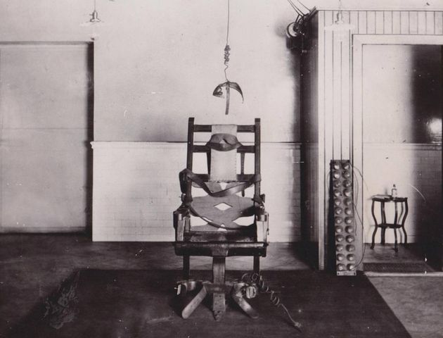 Pierwsze krzesło elektryczne, używane do zabijania skazańców do 1929 roku 