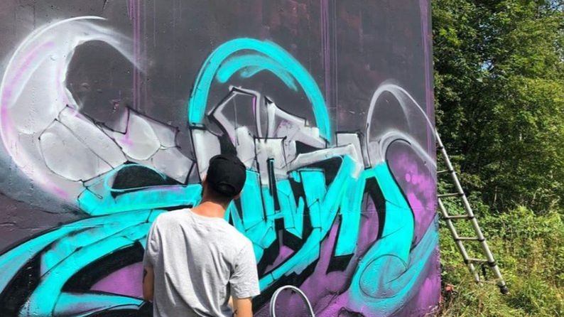 Mateusz Klich i jego graffiti