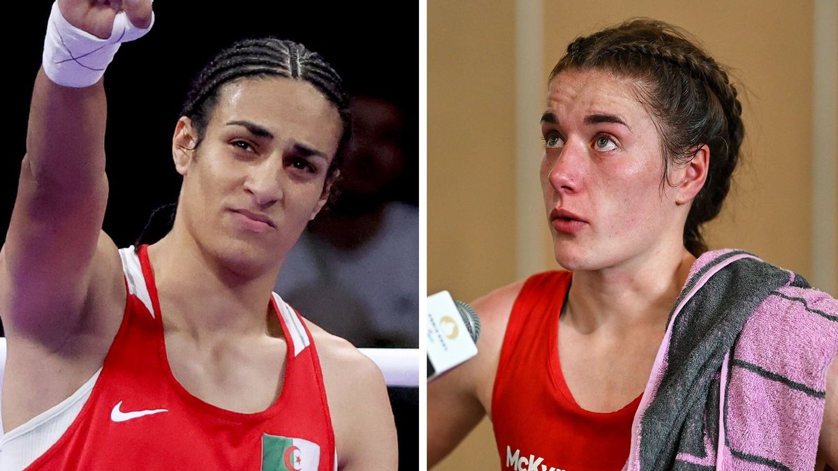 PAP/EPA / YAHYA ARHAB/Getty Images/David Fitzgerald/Sportsfile / Na zdjęciu: Imane Khelif i Anna Luca Hamori