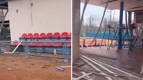 Rosyjski dron spadły na obiekt sportowy. Trenowała tam ukraińska gwiazda