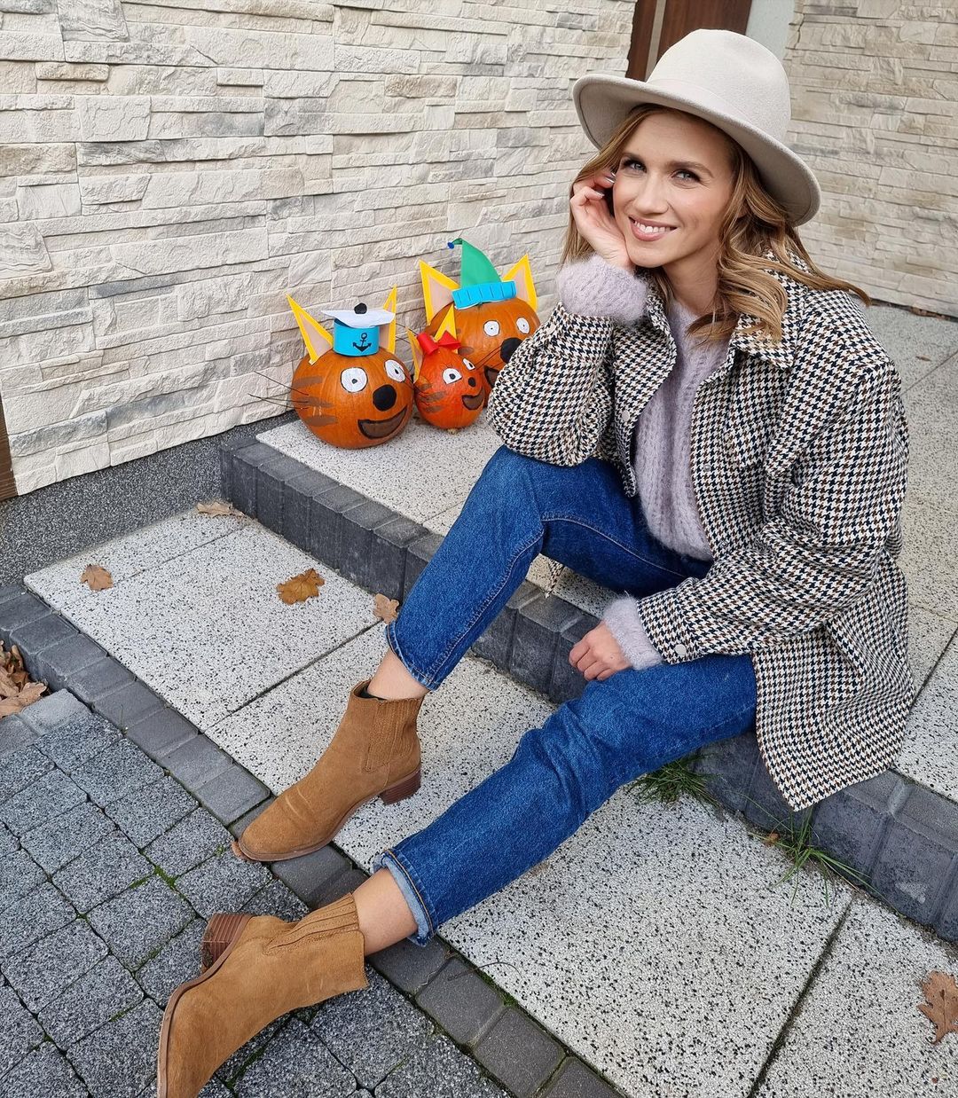 Agnieszka Kaczorowska z córkami ozdobiła dom