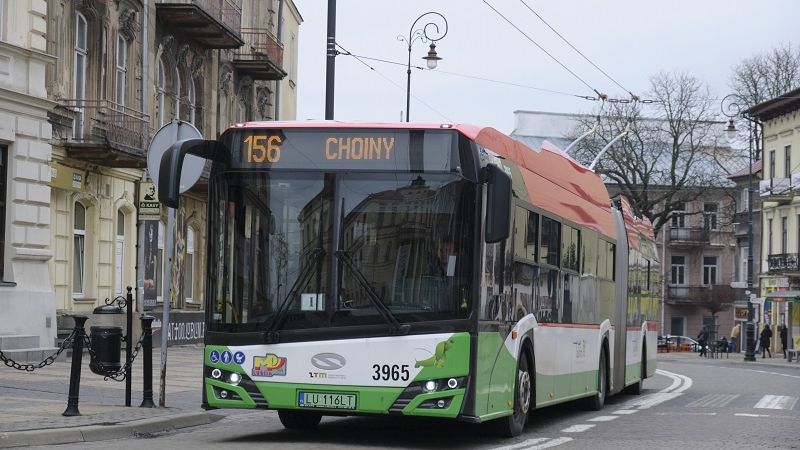 trolejbus przegubowy solaris mpk ztm lublin