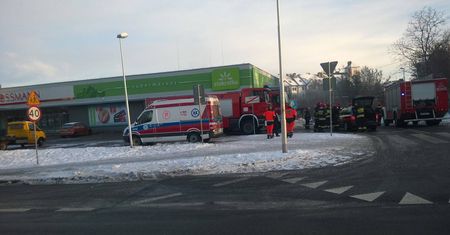 Pożar Stokrotki w Lublinie. Sklep zamknięty