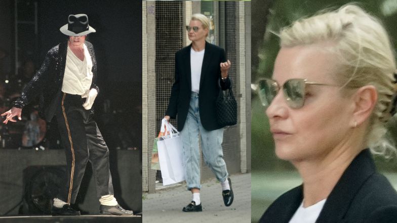 Małgorzata Kożuchowska w stylizacji a’la Michael Jackson 