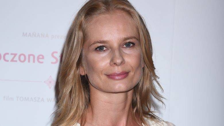 Stylizacja Magdaleny Cieleckiej na premierze "Zjednoczynych stanów miłości"