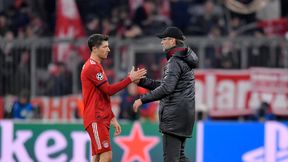 Liga Mistrzów: Bayern - Liverpool. Wymowne zachowanie Juergena Kloppa wobec Roberta Lewandowskiego