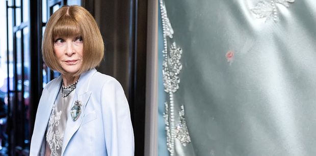 Modowa WPADKA Anny Wintour: na Met Galę włożyła POPLAMIONĄ sukienkę!