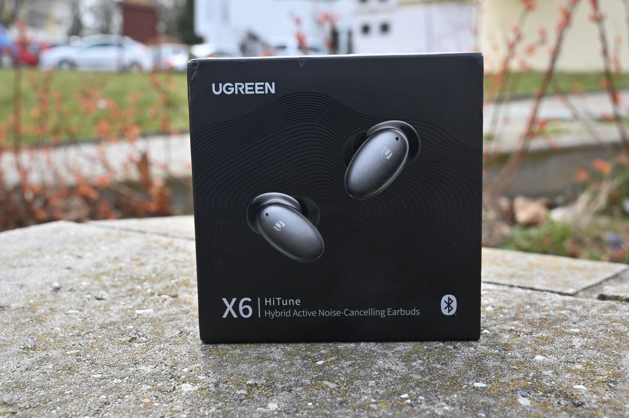 Bezprzewodowe słuchawki dokanałowe Ugreen HiTune X6 z hybrydową redukcją szumów