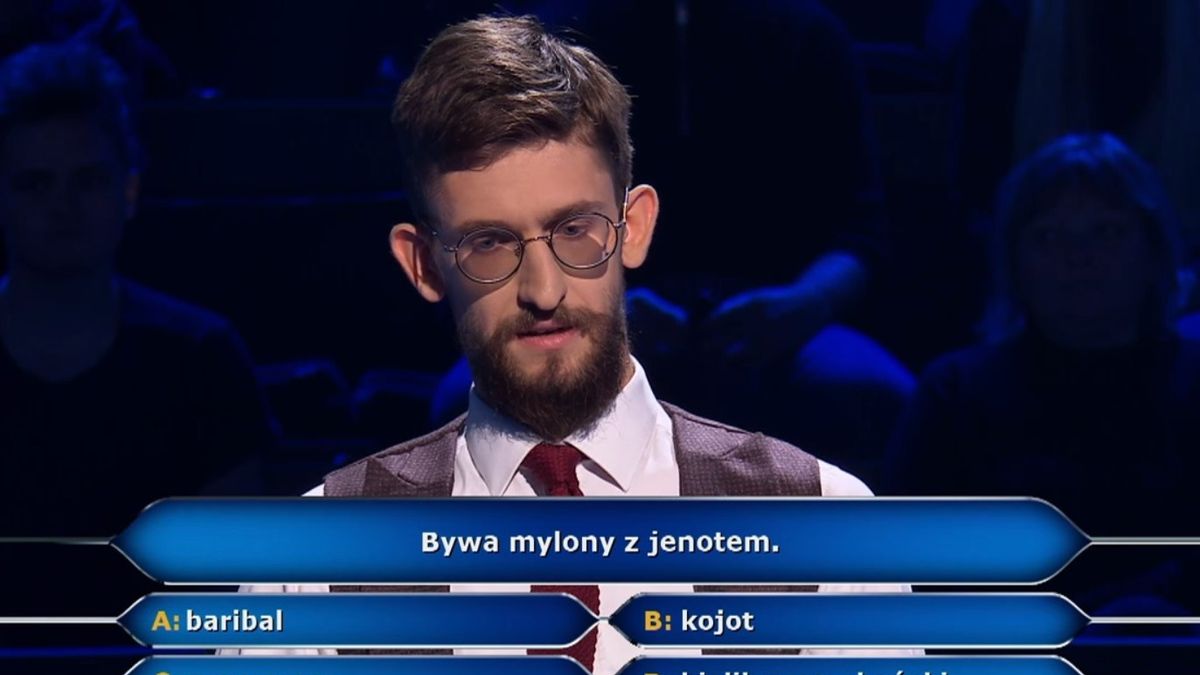 Uczestnik "Milionerów" odpadł na prostym pytaniu