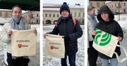 Kielce: Miasto rozdawało bezpłatne bawełniane torby. W ten sposób przekonuje do rezygnacji z "jednorazówek"