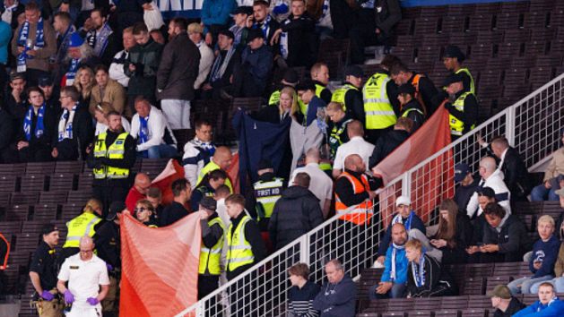 Śmierć kibica na stadionie