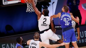 NBA. Doncić skręcił kostkę, a Leonard poprowadził Clippers. Jest 2-1 w serii