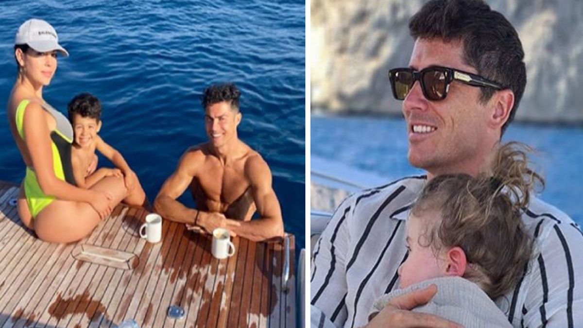Cristiano Ronaldo znalazł trochę czasu na chwilę relaksu z rodziną