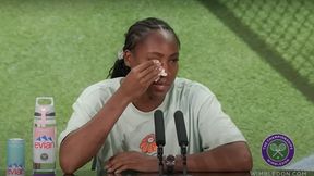 Sceny na konferencji z Coco Gauff. Nagle ruszyła kobieta z sali