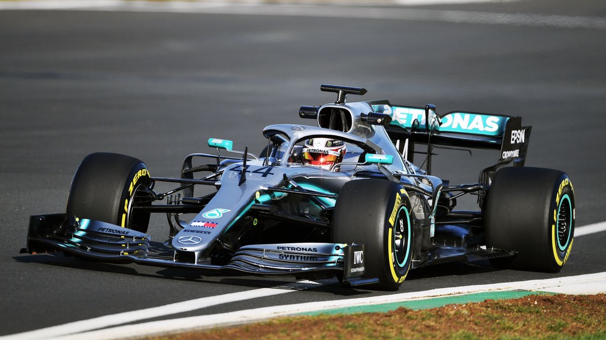 Materiały prasowe / Mercedes / Na zdjęciu: Lewis Hamilton podczas prezentacji modelu W10