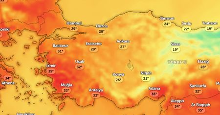 "Kopuła ciepła" nad Turcją. Temperatury sięgną 50 stopni