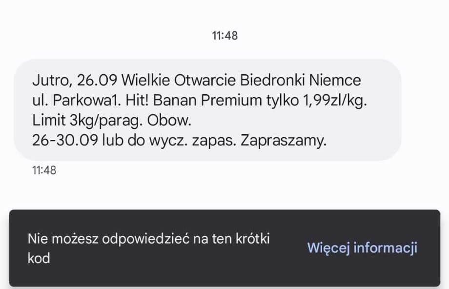Otwarcie Biedronki Niemce