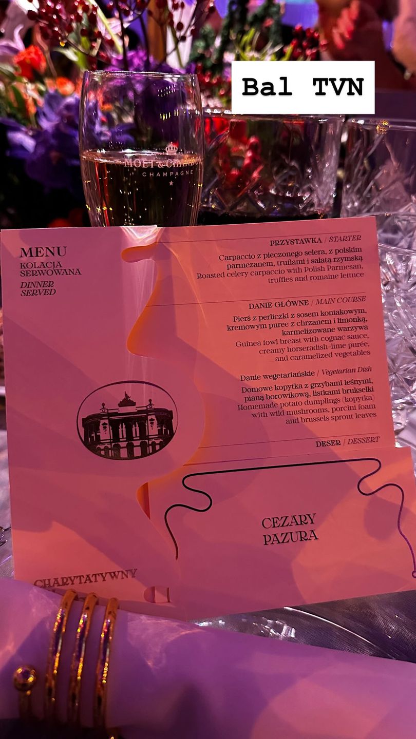 Wpis Cezarego Pazury na Instagramie