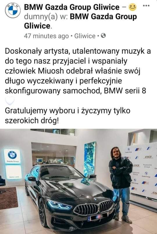 Miuosh i jego nowe auto