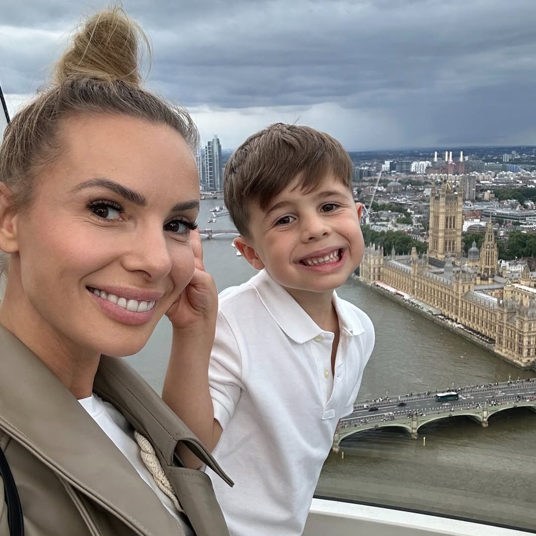 Izabela Janachowska z synem