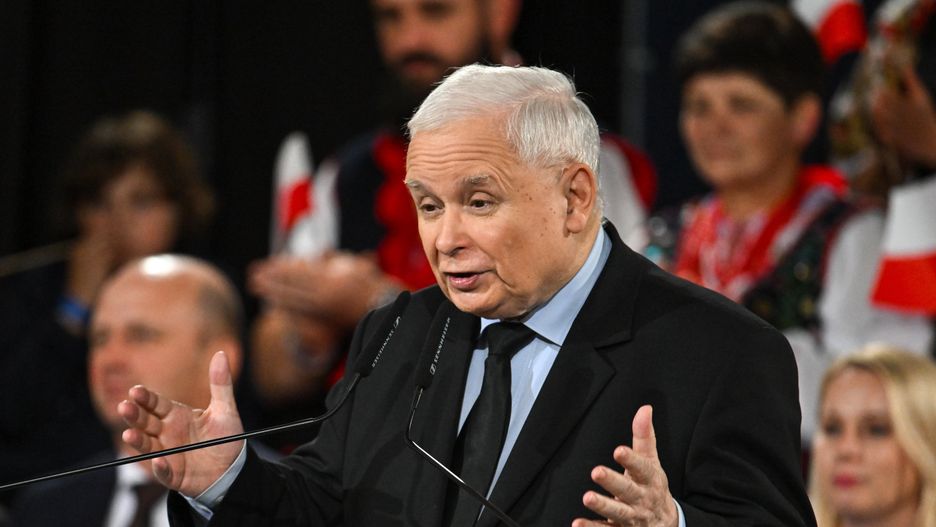 Jarosław Kaczyński na spotkaniu z wyborcami PiS