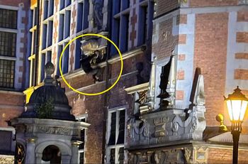 Centrum Gdańska, godzina 3:30. W akcji "komiksowy bohater"
