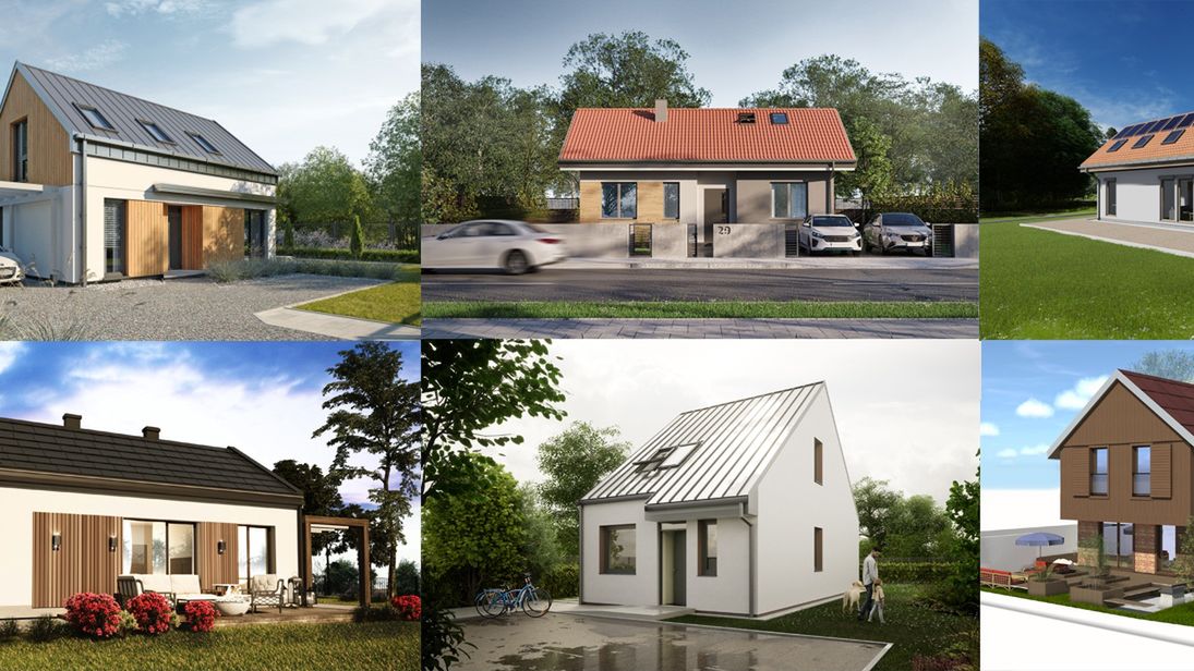 Tak mogą wyglądać domy 70 mkw.