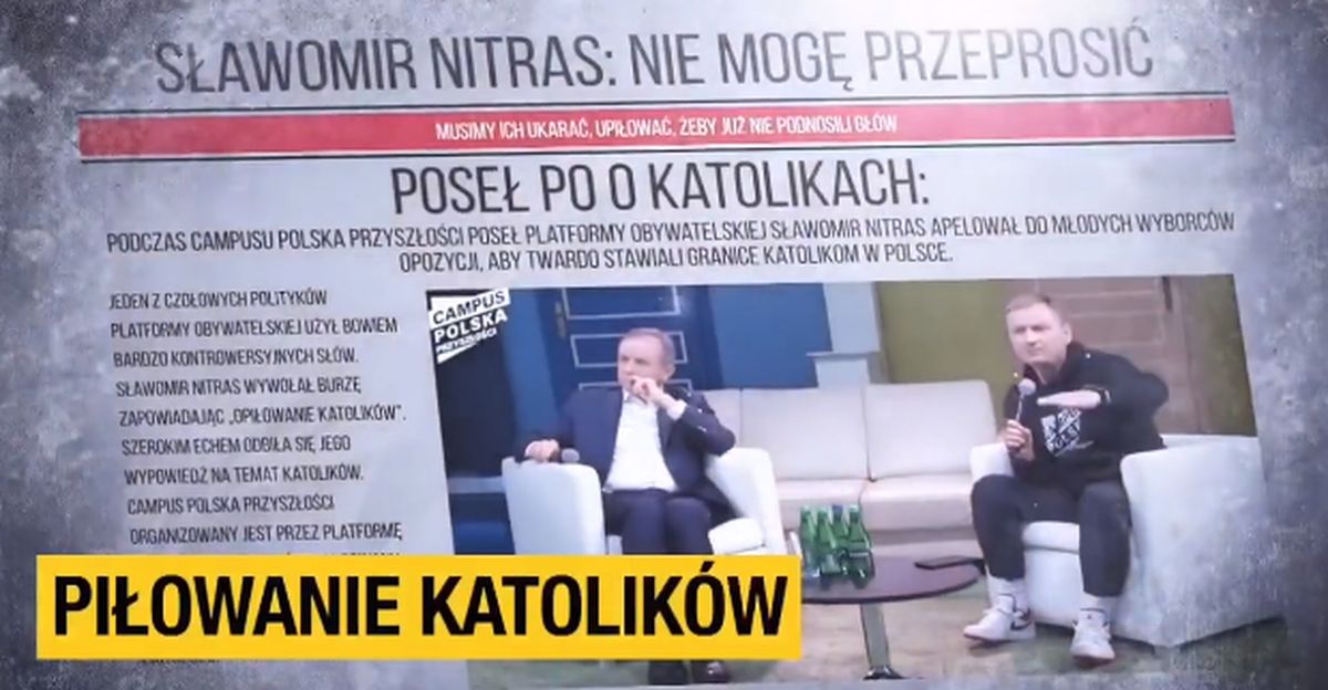 Spot wymierzony w PO w Polsacie. Kontrowersyjne "ogłoszenie społeczne"