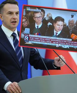 Szłapka pokazał kadr z Republiki. Doszło do spięcia