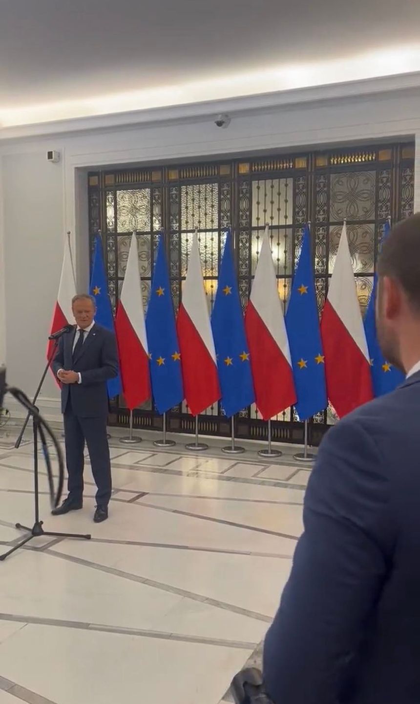 Konferencja Donalda Tuska