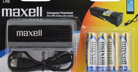 Maxell prezentuje powerbank zasilany bateriami AA
