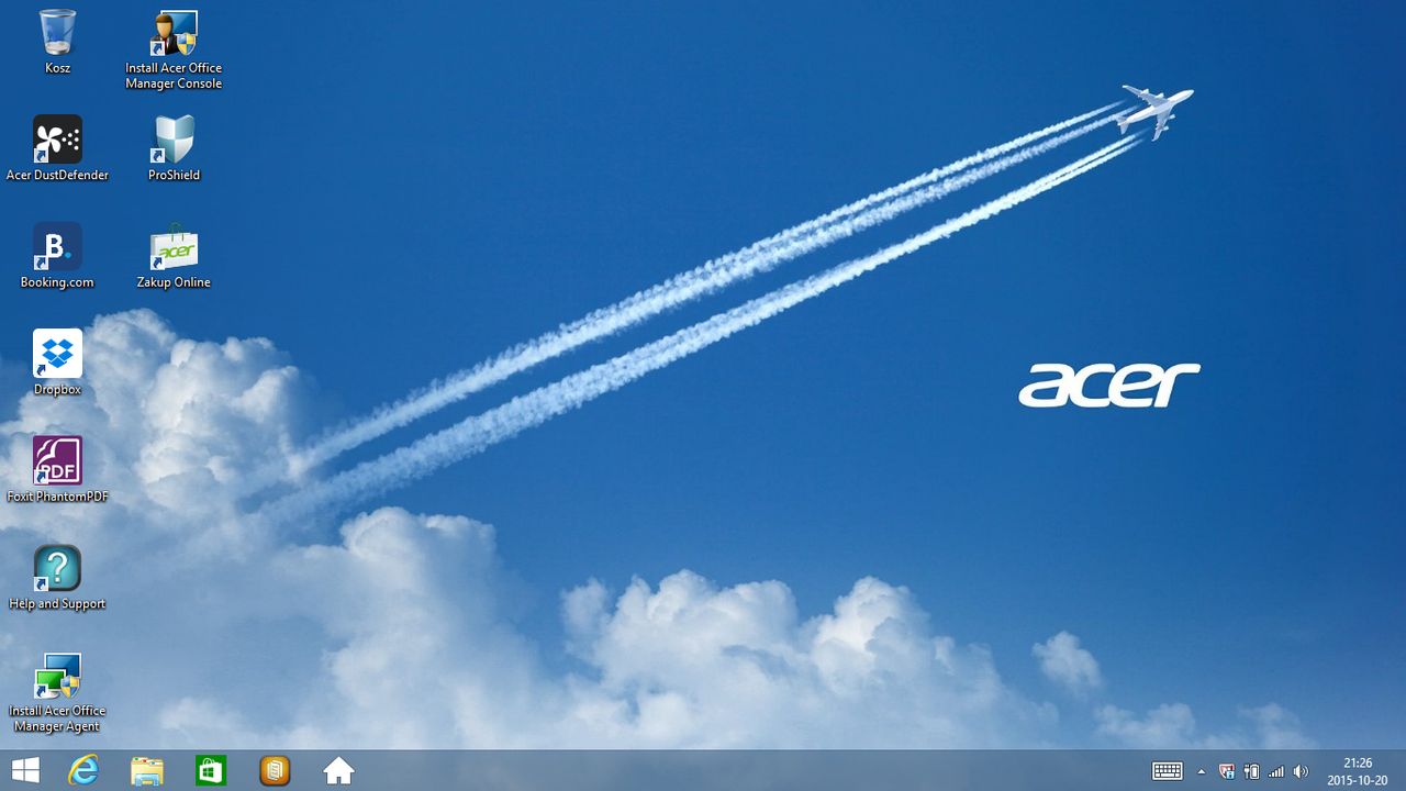 Acer TravelMate P645-S — Windows 8.1 Pro i soft od Acera