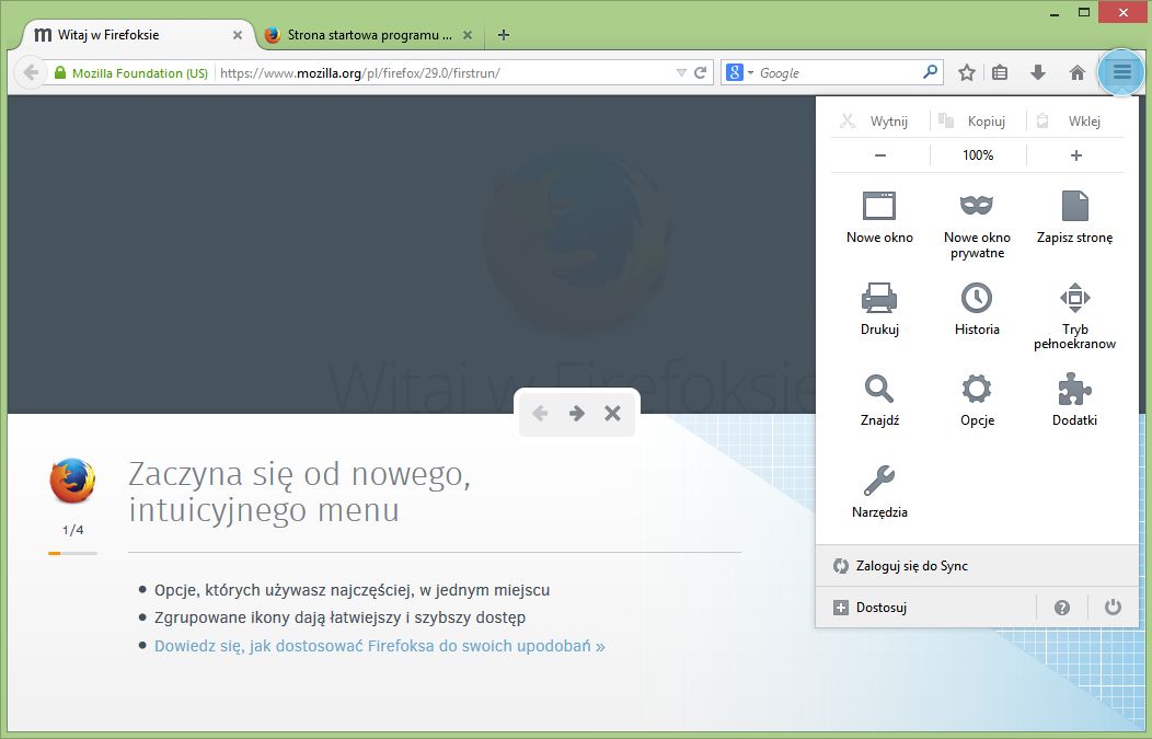 Tomek a software, czyli Firefox 29 z punktu widzenia użytkownika Chrome