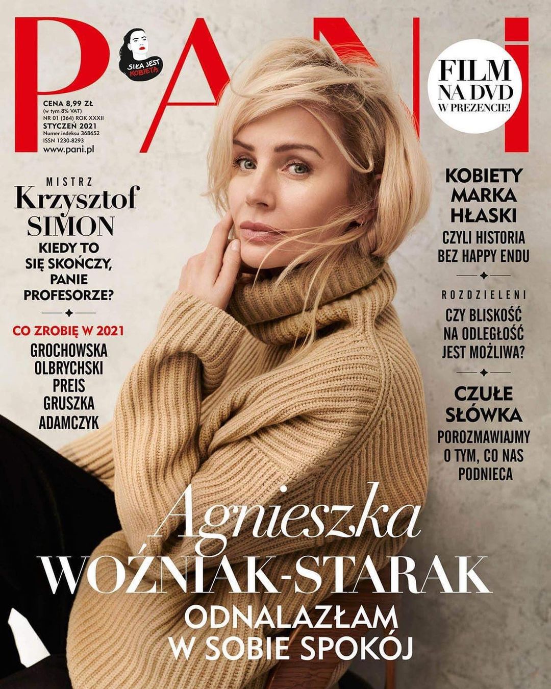 Agnieszka Woźniak-Starak w magazynie Pani