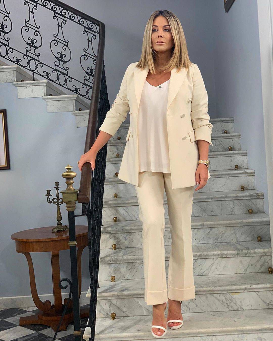 Małgorzata Rozenek na planie Projekt Lady