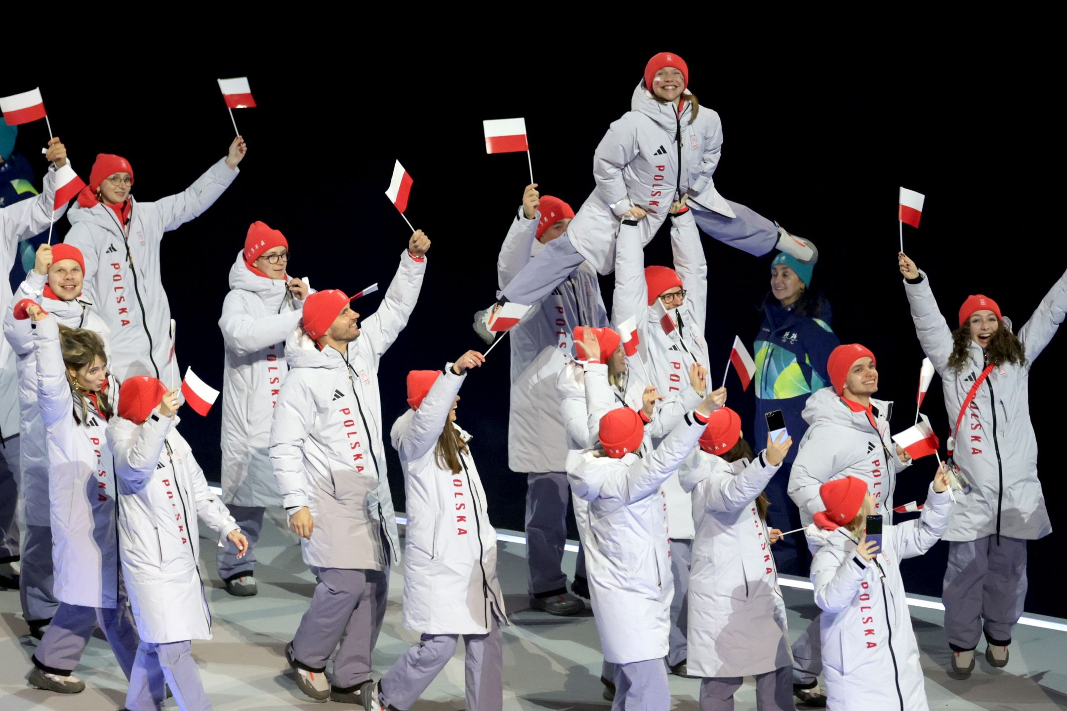 Polscy sportowcy na ceremonii otwarcia igrzysk olimpijskich