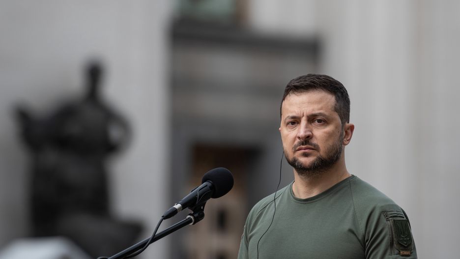 Prezydent Ukrainy Wołodymyr Zełenski