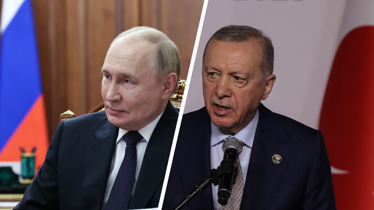 Putin rozmawiał z Erdoganem