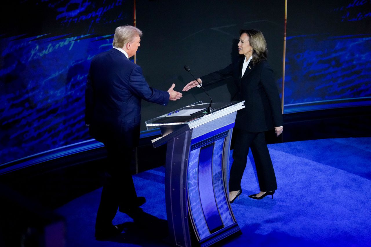 Kamala Harris and Donald Trump presidential debate