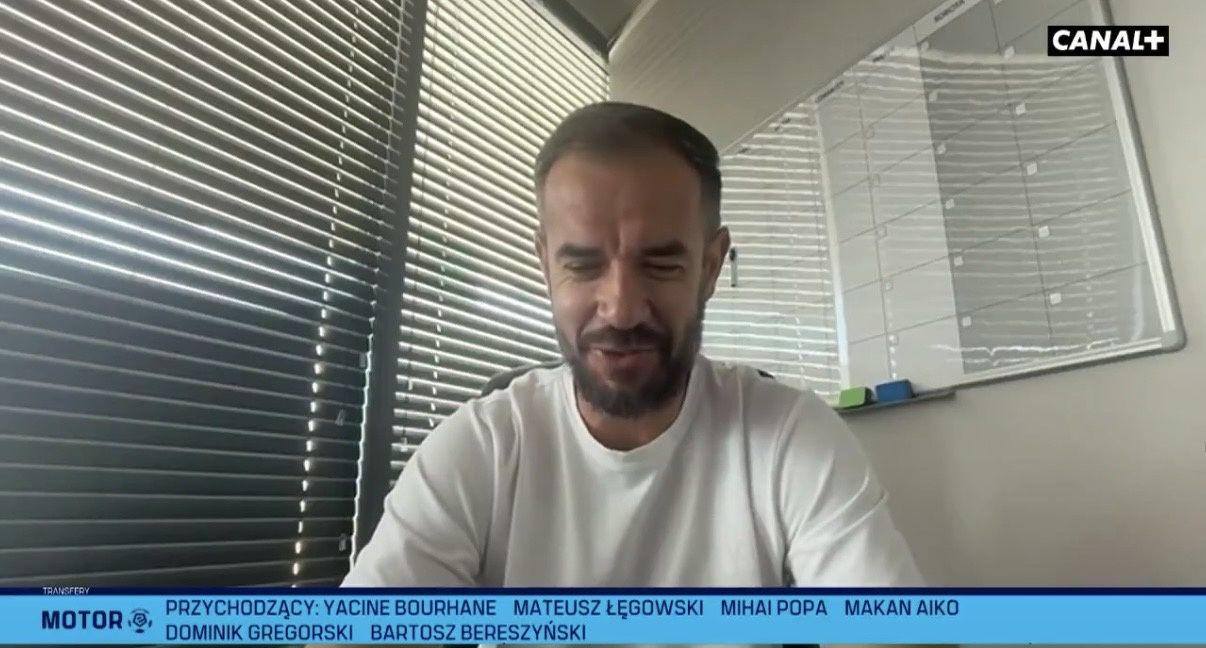 Veljko Nikitović podczas rozmowy 