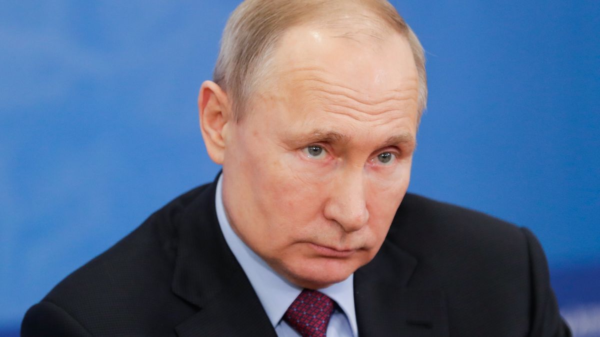 CHEREPOVETS, VOLOGDA REGION, RUSSIA - FEBRUARY 4, 2020: Russia's President Vladimir Putin meets with the public on training personnel for the economy and social sector during a visit to the Chemical-Engineering College. Mikhail Metzel/TASS (Photo by Mikhail Metzel\TASS via Getty Images)