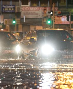 Lej kondensacyjny na Mazowszu. Gwałtowna burza nad Warszawą