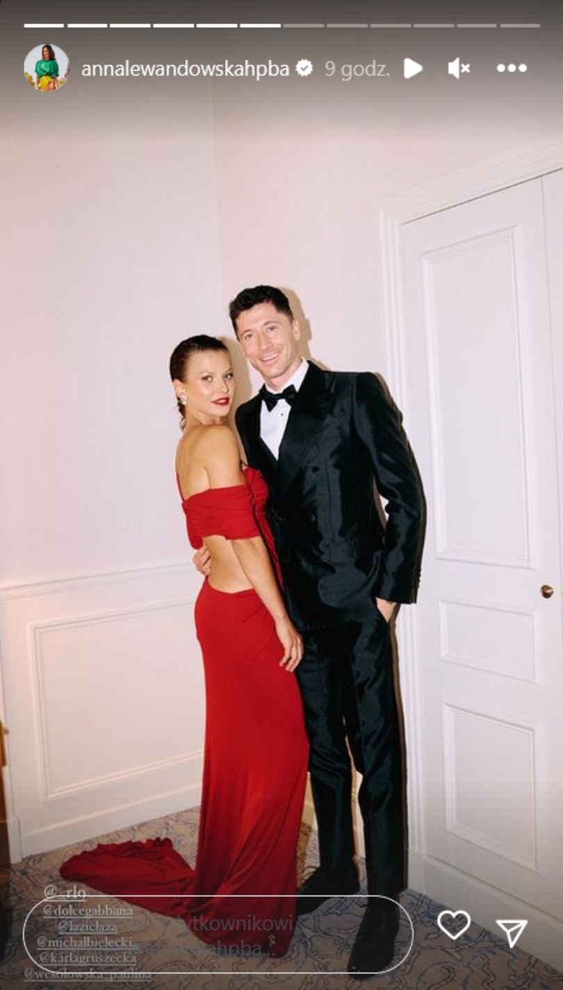 Anna i Robert Lewandowscy pokazują kulisy gali Złotej Piłki