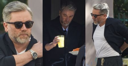 Kuba Badach zajada się obiadem w barze mlecznym, szpanując zegarkiem za prawie 40 tysięcy złotych (ZDJĘCIA)