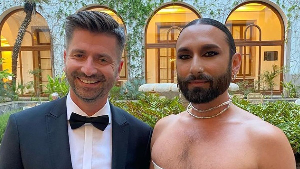 Partner Biedronia spotkał się z Conchitą Wurst. "Odważna artystka" 