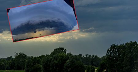 Przerażająca chmura na Mazowszu. Zdjęcie obiegło sieć