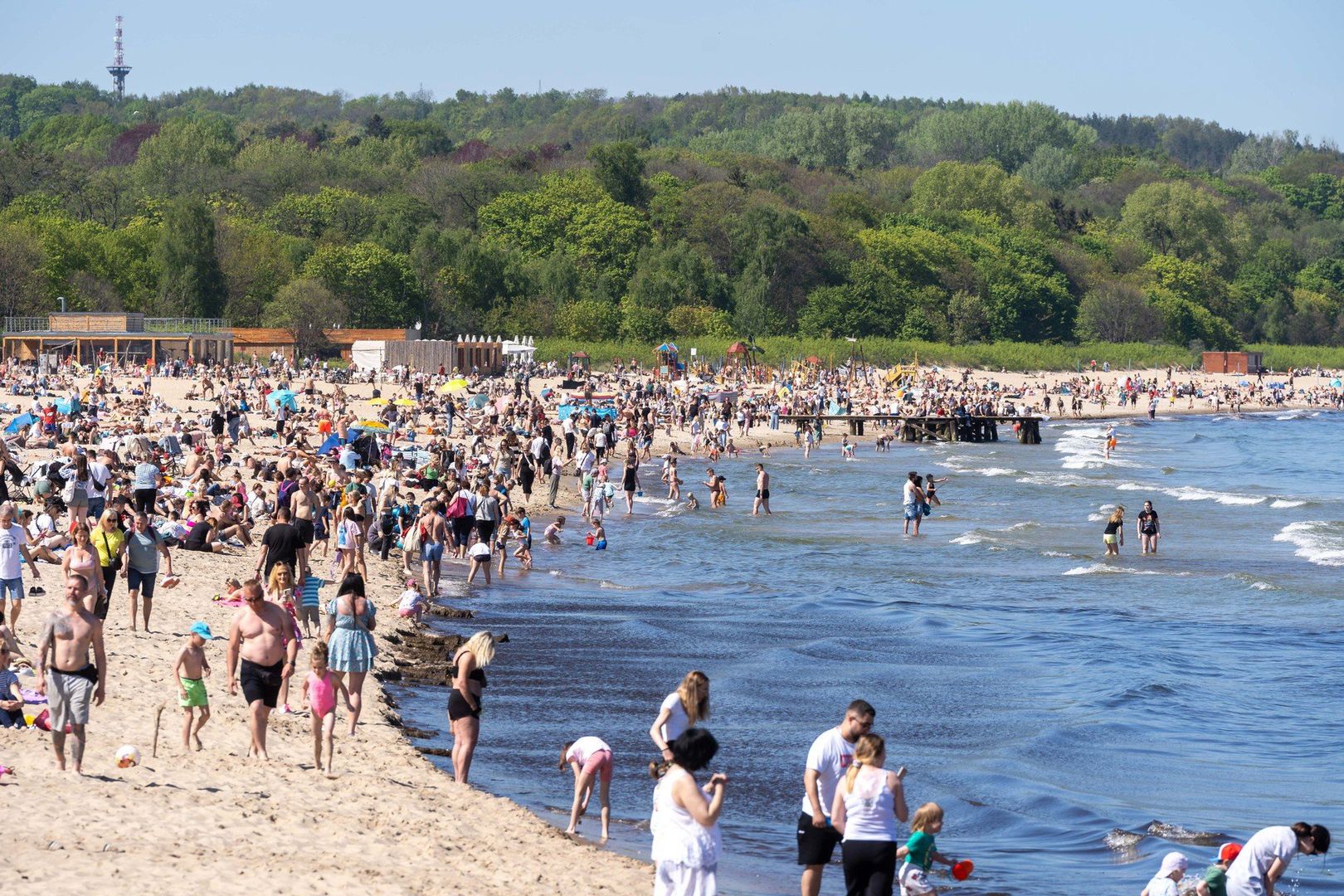Jedna z plaż w Sopocie, zdj. ilustracyjne 