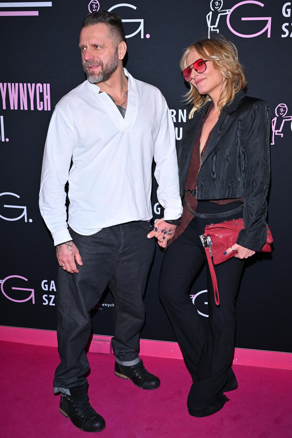 Patrycja Markowska z mężem