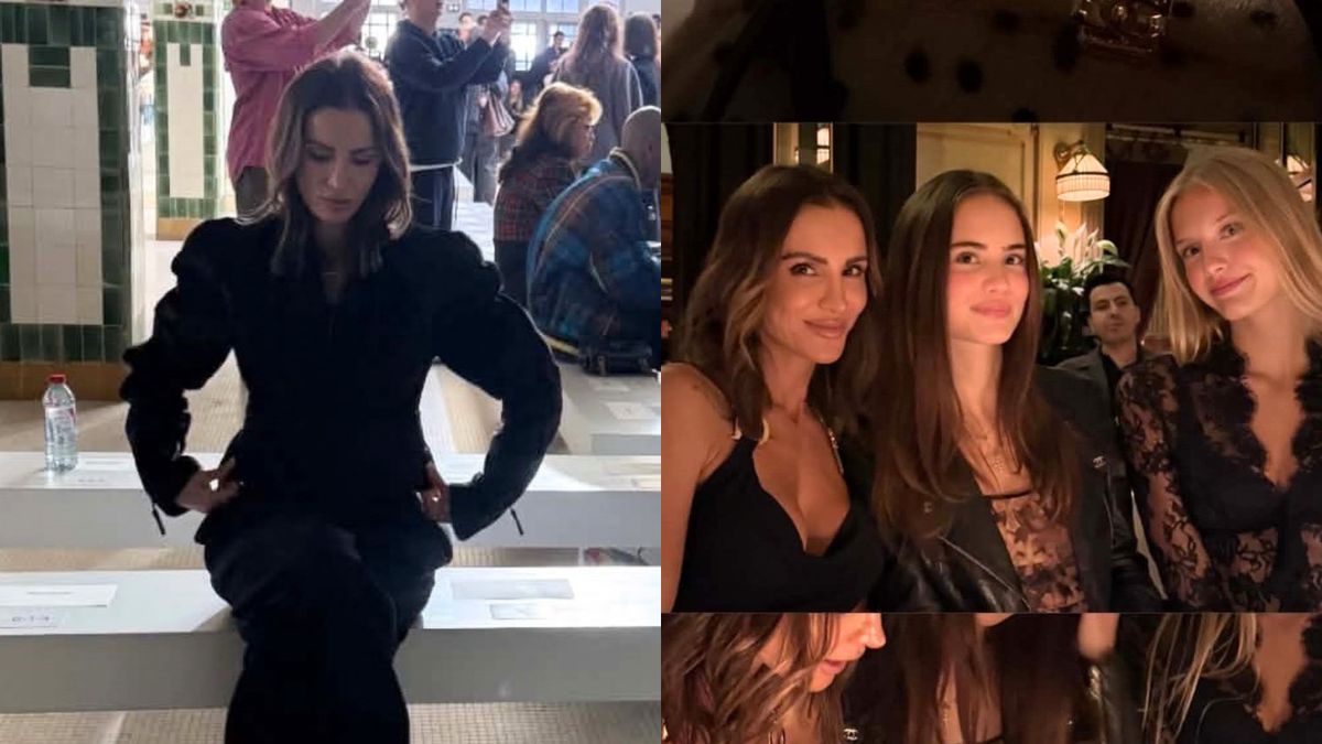 Sara Boruc podbija Paris Fashion Week w towarzystwie córek